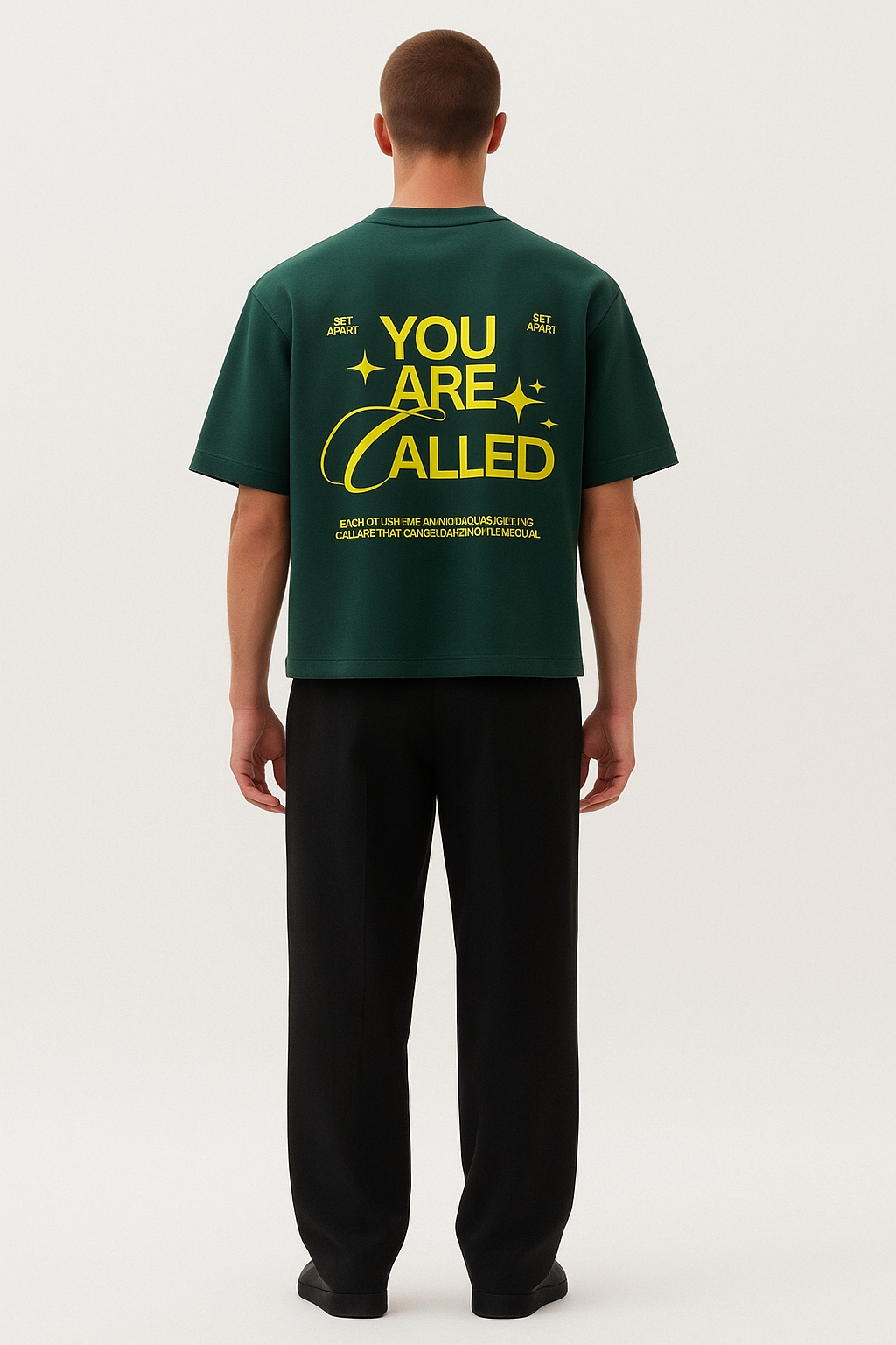 Signal Received Oversized Drop Shoulder Tee