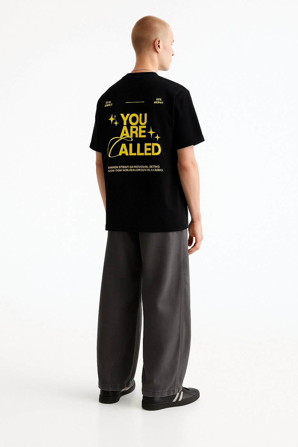 Signal Received Oversized Drop Shoulder Tee