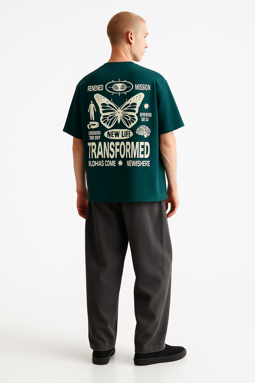 New Life Transformed Oversized Tee