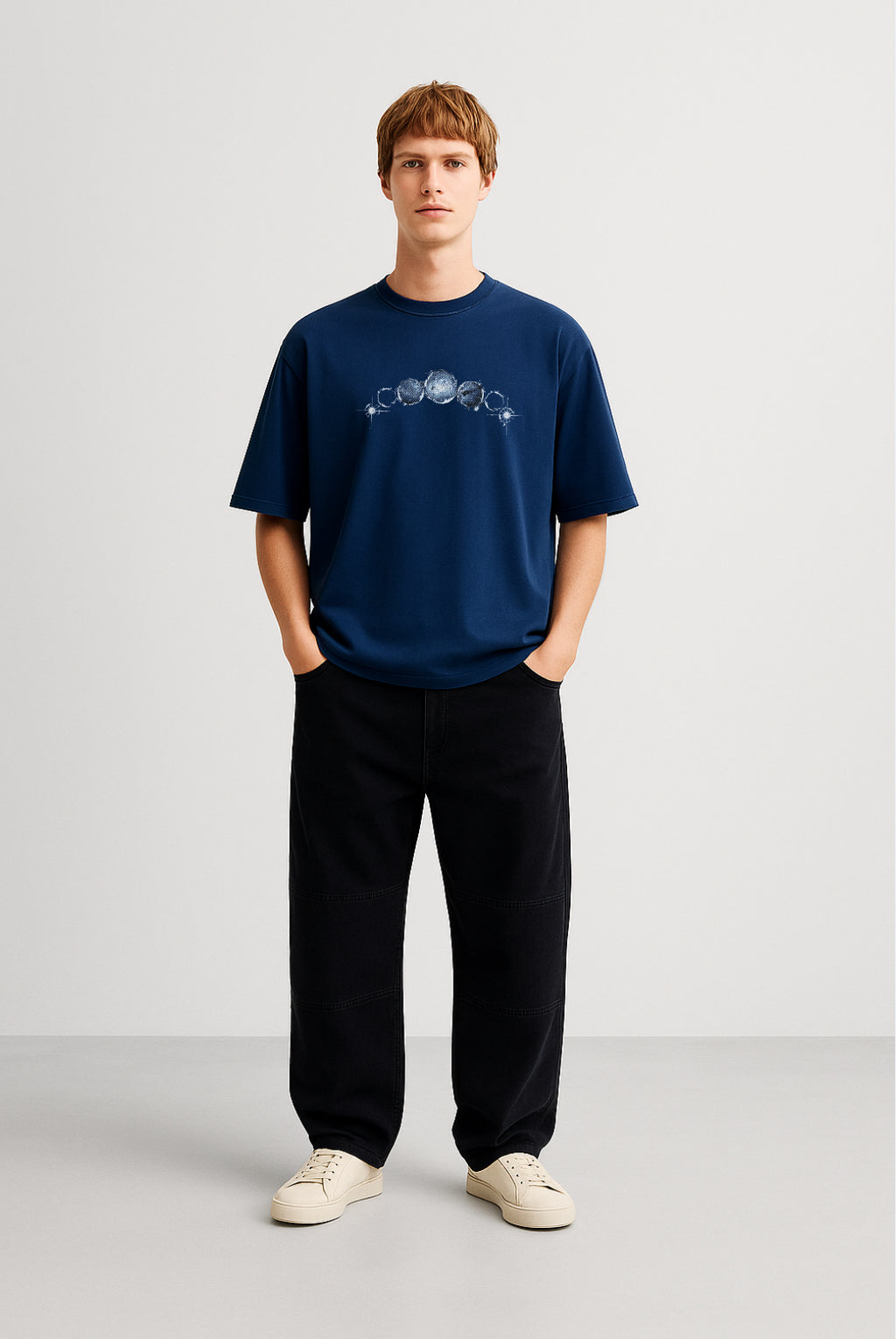 Lunar Archive Oversized Drop Shoulder Tee