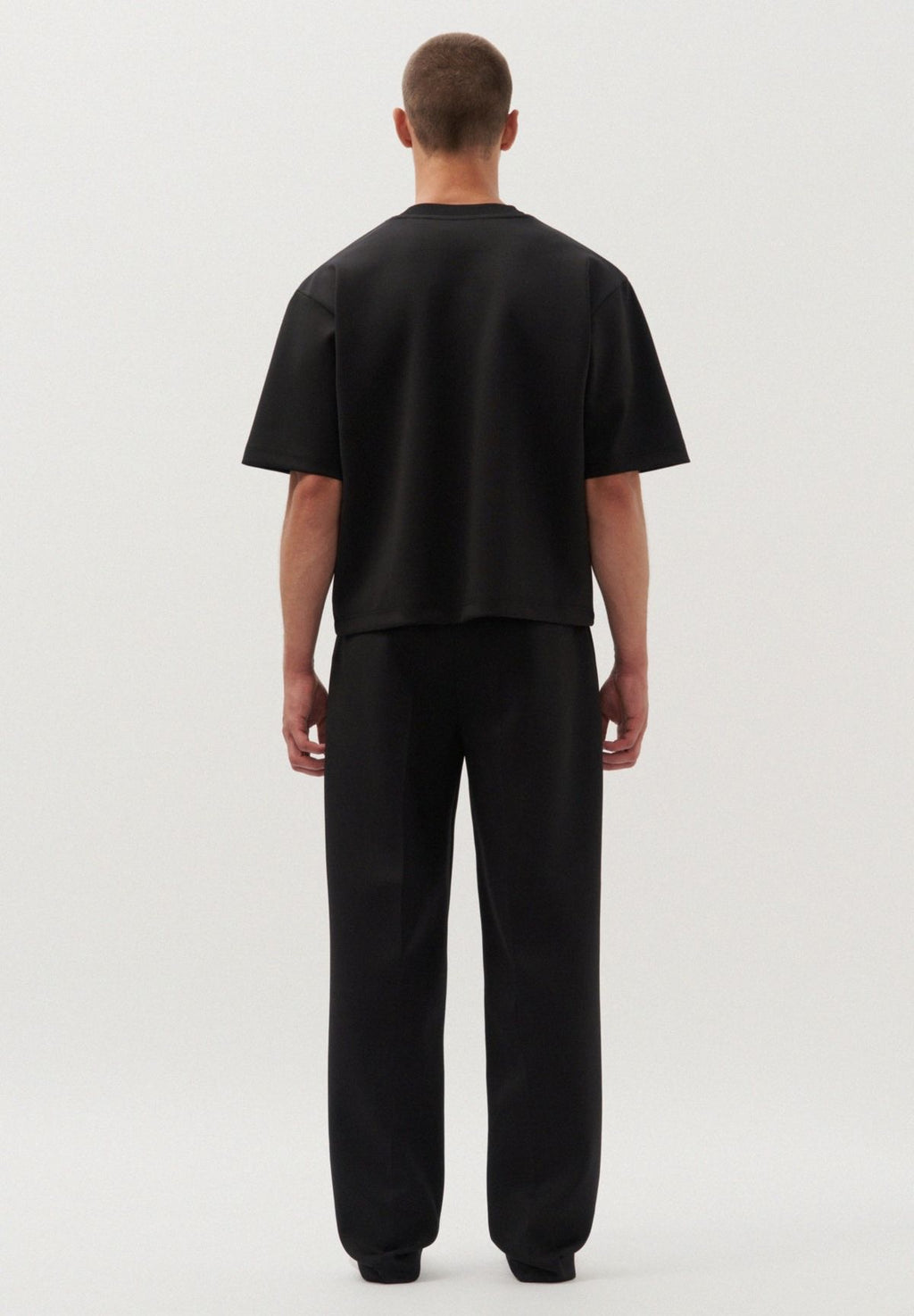 Essentials of Leisure Oversized Tee – Black