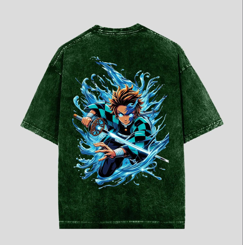 Water Breathing Acid Wash Tee
