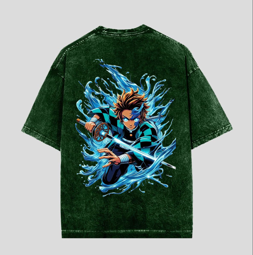 Water Breathing Acid Wash Tee