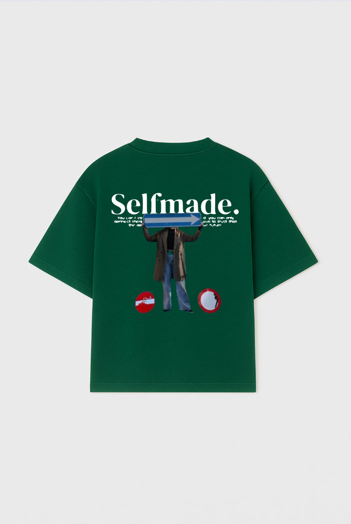 Selfmade Route Oversized Drop Shoulder Tee