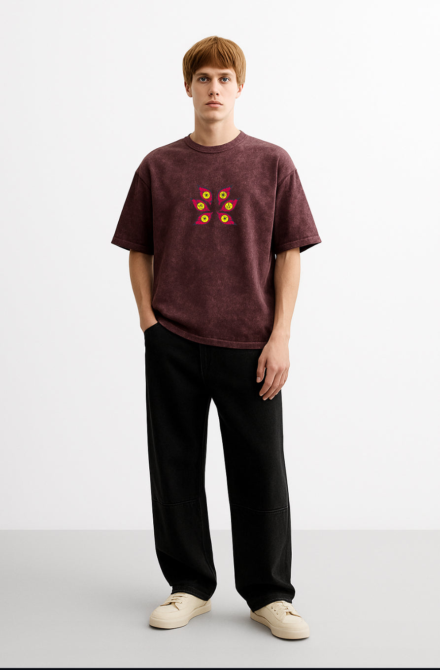 Blood Moon Ronin Acid Wash Tee