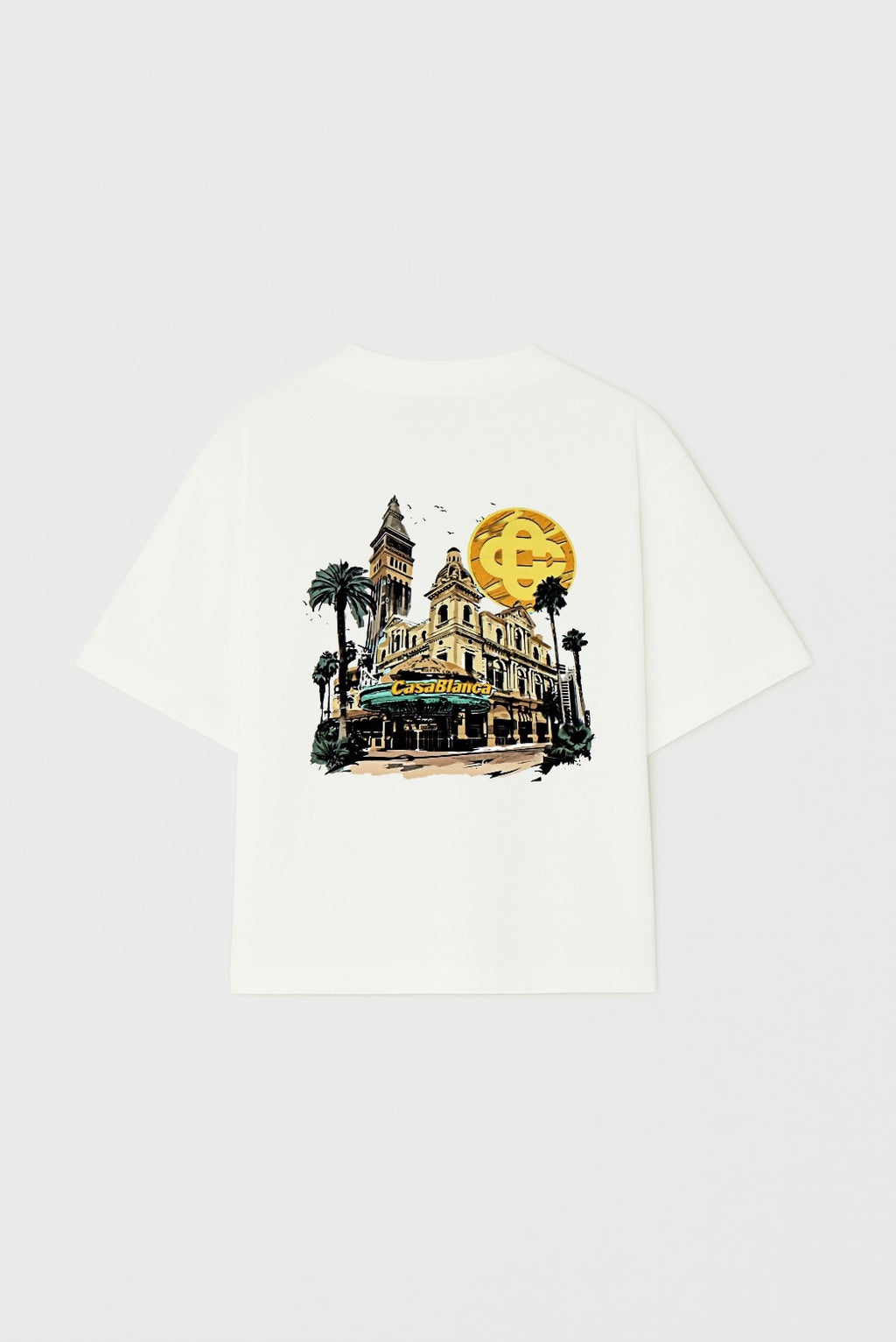 Casablanca Nights Oversized White T-shirt