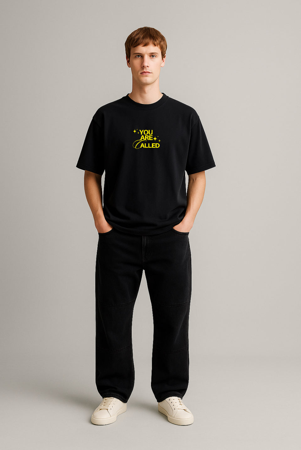 Signal Received Oversized Drop Shoulder Tee