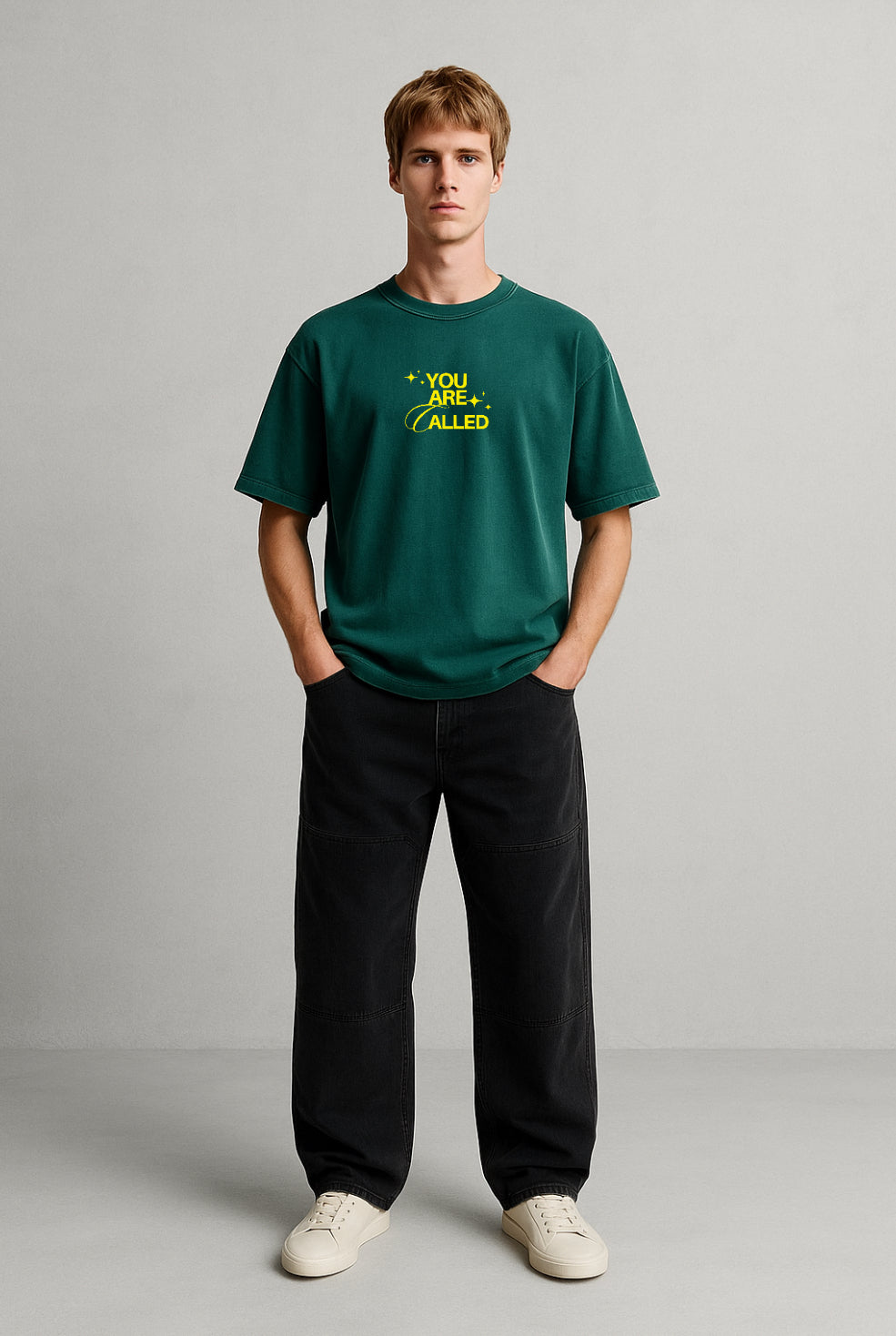 Signal Received Oversized Drop Shoulder Tee