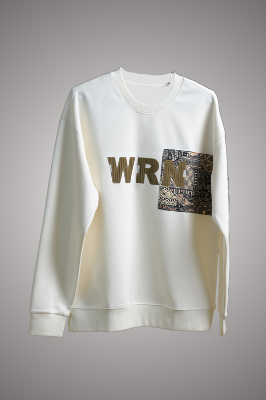 White WRN Graphic Sweatshirt